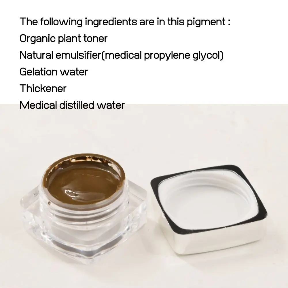 Tattoo Ink Pigment Professional Tattoo Inks Plant Material 3D Permanent Makeup Pigment Eyebrow Microblading 18 Colors