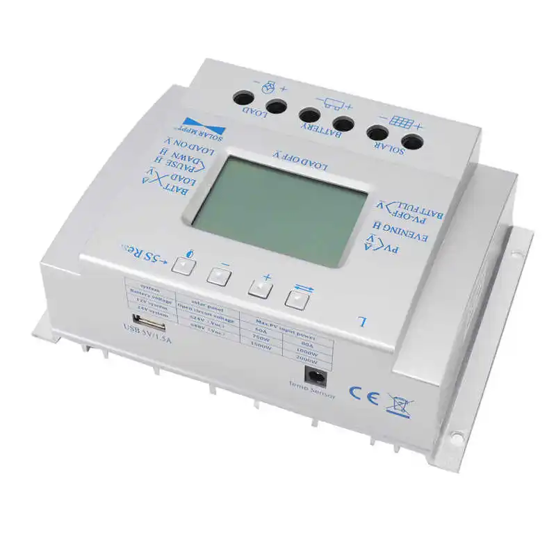 

Solar Controller Solar Power Regulator Easy Inspection with Expansion Tube for Phone