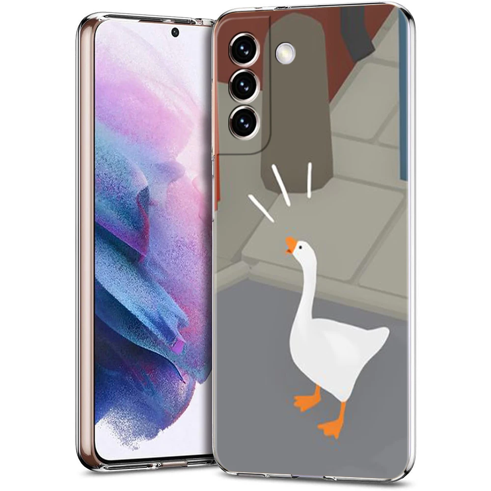 Goose Game Cartoon Transparent TPU Phone Case