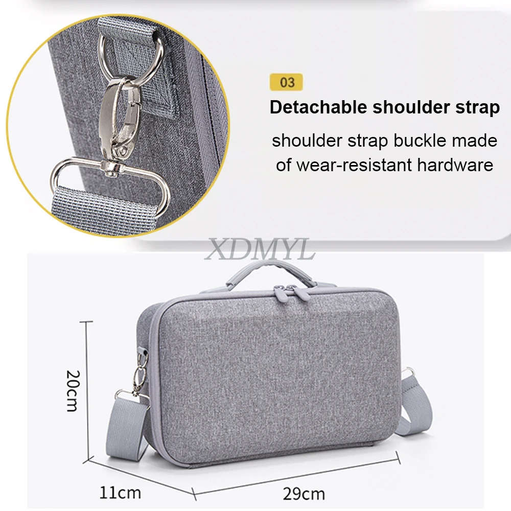 Protective Carrying Case DJI Flip Drop-resistant Shoulder Storage Bag DJI RC 2/RC N3 Drone Accessories