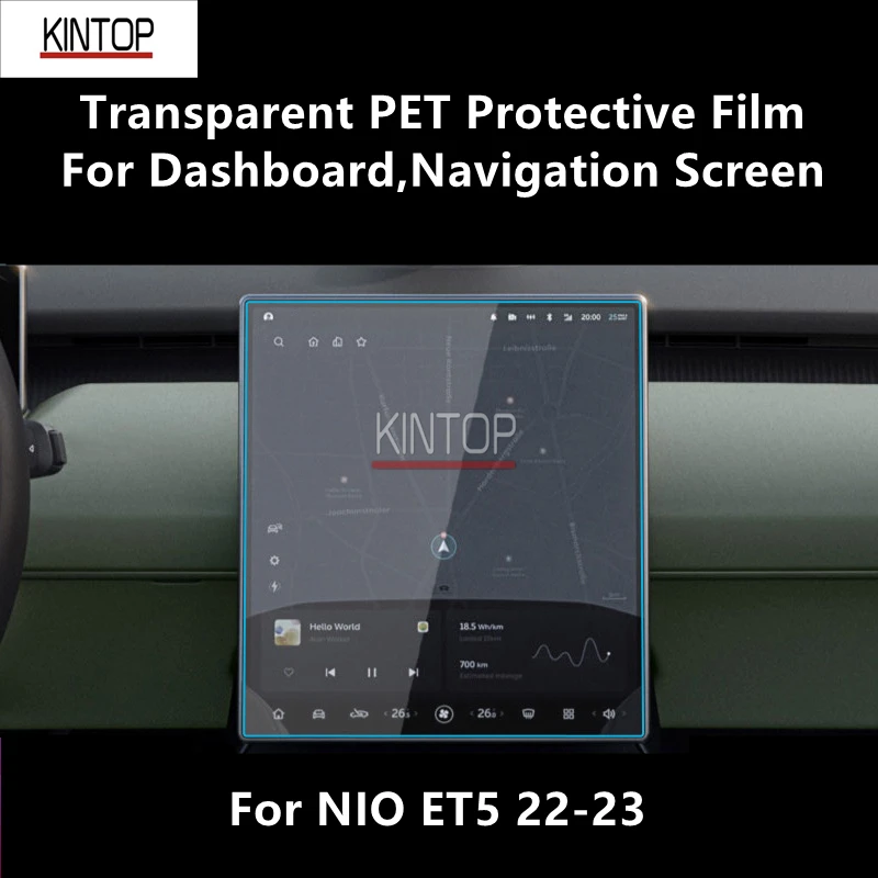 

For NIO ET5 22-23 Dashboard,Navigation Screen Transparent PET Protective Film Anti-scratch Accessories Refit
