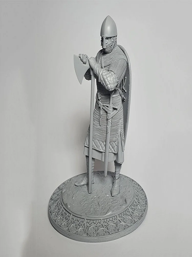 Unmontierter 1/24 alter Soldat Norman Ritter, 11. Jahrhundert Miniaturmodellbausätze aus Kunstharz, unbemalt