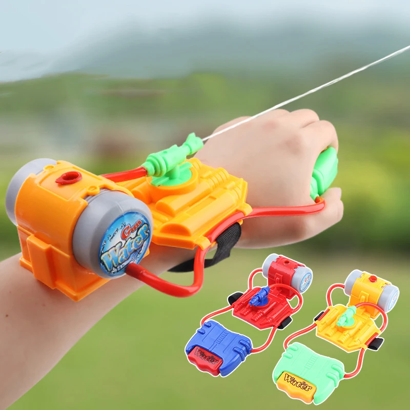 

Creative Wrist Water Shooter Fun Wrist Strap Hand Grip Far Jet Pressurizer Children's Summer Outdoor Swimming Water Play Toys