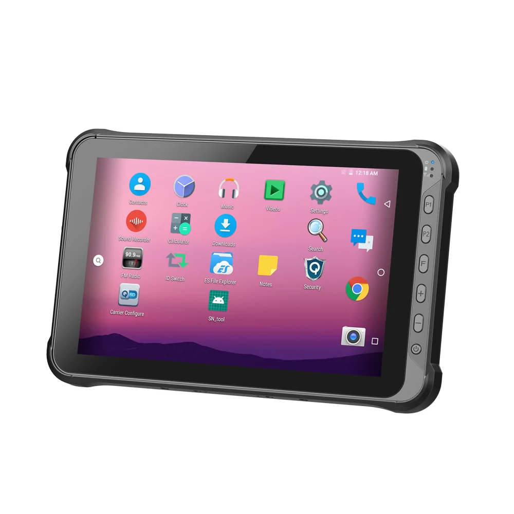 안드로이드 9.0 견고한 산업용 태블릿, 지문 스캐닝, UHF, 10 인치 NFC, 4GB + 64GB (800*1280)