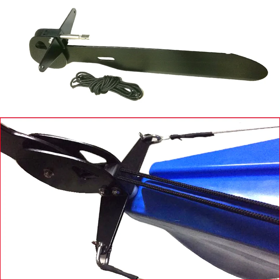 Kayak barca coda timone controllo direzione barca da pesca canoa coda Kayak sistema di sterzo Clip fibbia canoa accessori per barche  18