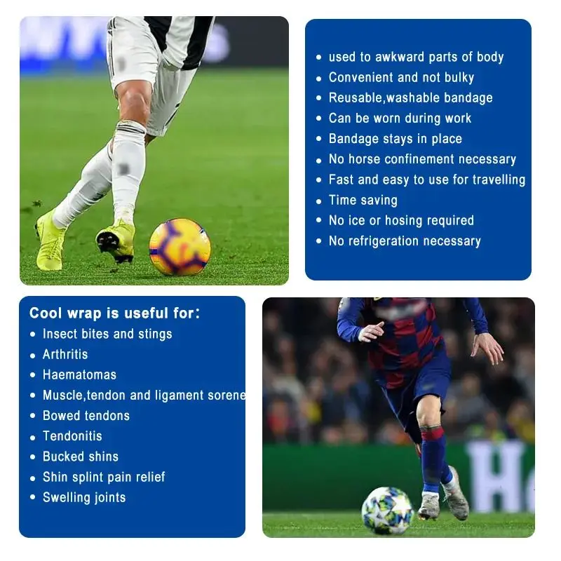 Ice Bandage Instant Cooling Ice Tape Muscle Recovery  Cooling and Compression Tape for Athletes and Adults 5