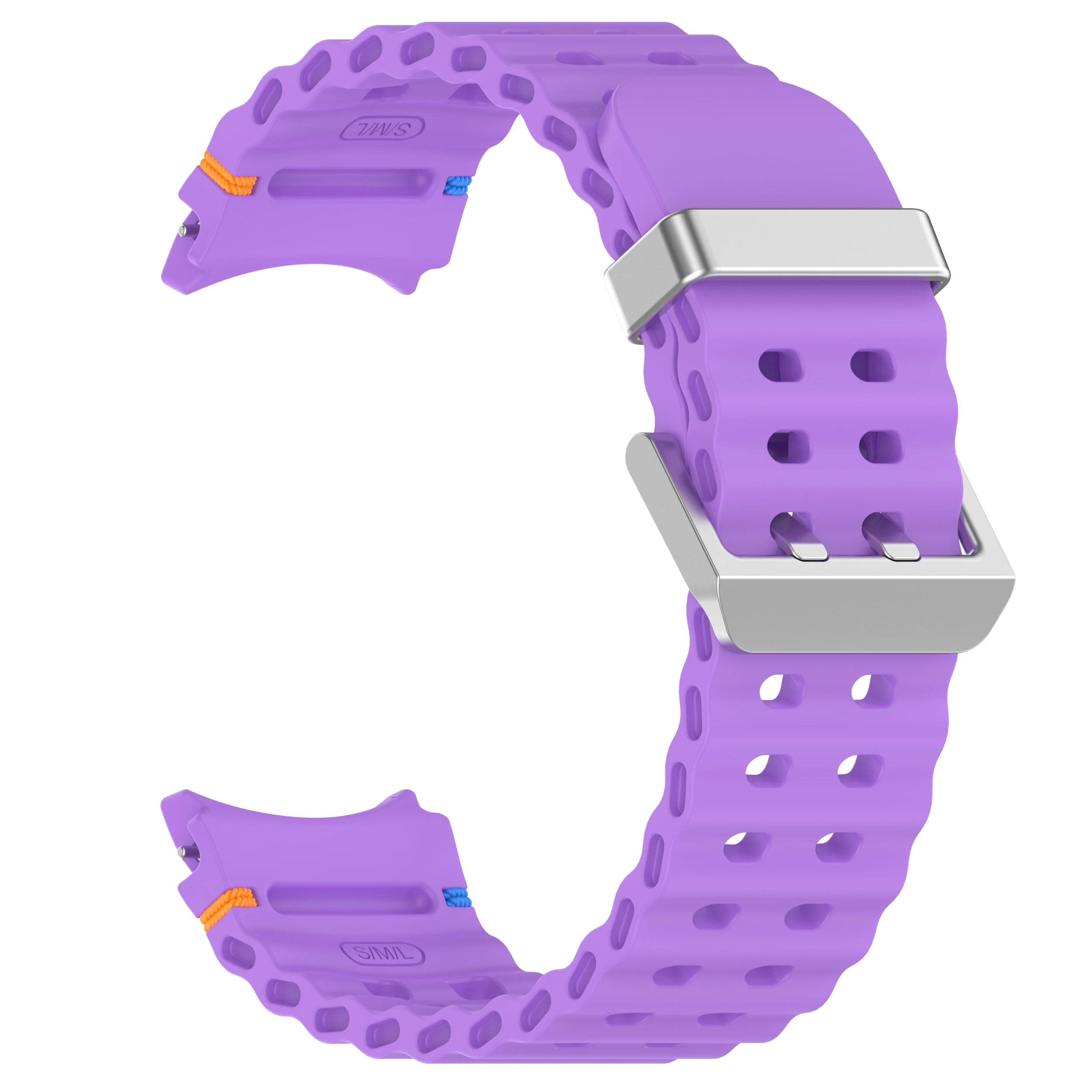 Seamless Silicone Watch Band - Versatile Smartwatch Strap