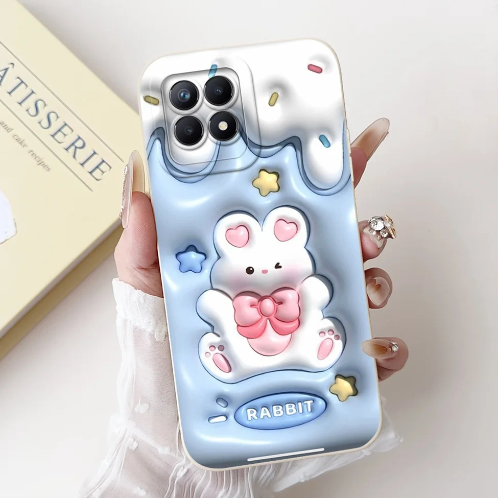 Shockproof Cute Cat Panda Rabbit Fashion Flowers Love Phone Case Cover