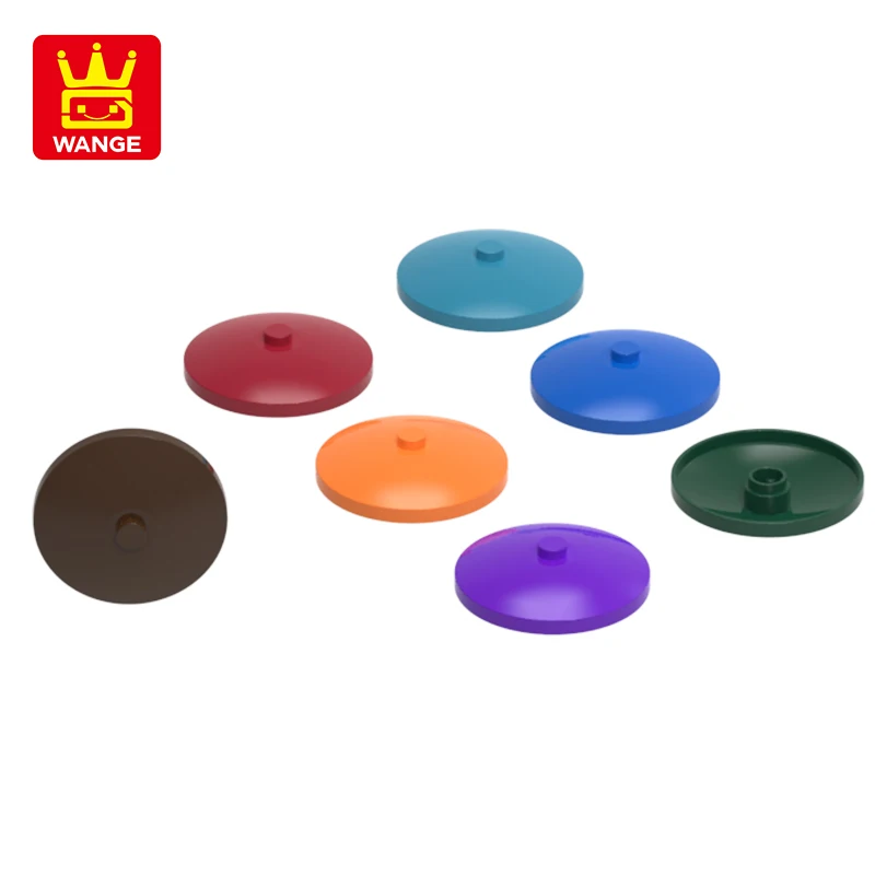 

20 Pcs/lot 4x4 Disc Building Block Moc Color Round Disc Accessories Compatible with 3960 Brick DIY Children's Toy Assembly Gift