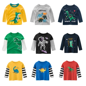 Cartoon Dinosaur Boys Tee 1