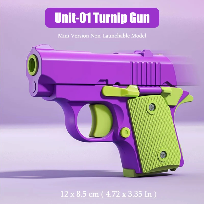 Decompression Props Toy Gun, 1911 style, Non-launch Toy, Blowback