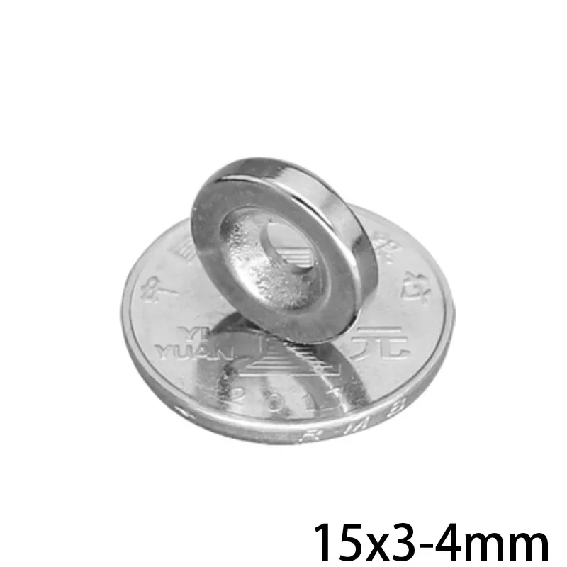 Round Magnets 5~100PCS 15X5-4 mm Diameter 15X3 mm Hole 4mm Small Countersunk 16x3-5 Neodymium Disc Magnetic 18*3-5