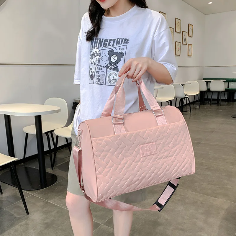 2024 new women Trendy For Short Distance Travel Durable Oxford Cloth Men's And Women's Diagonal Handbag Capacity Bag