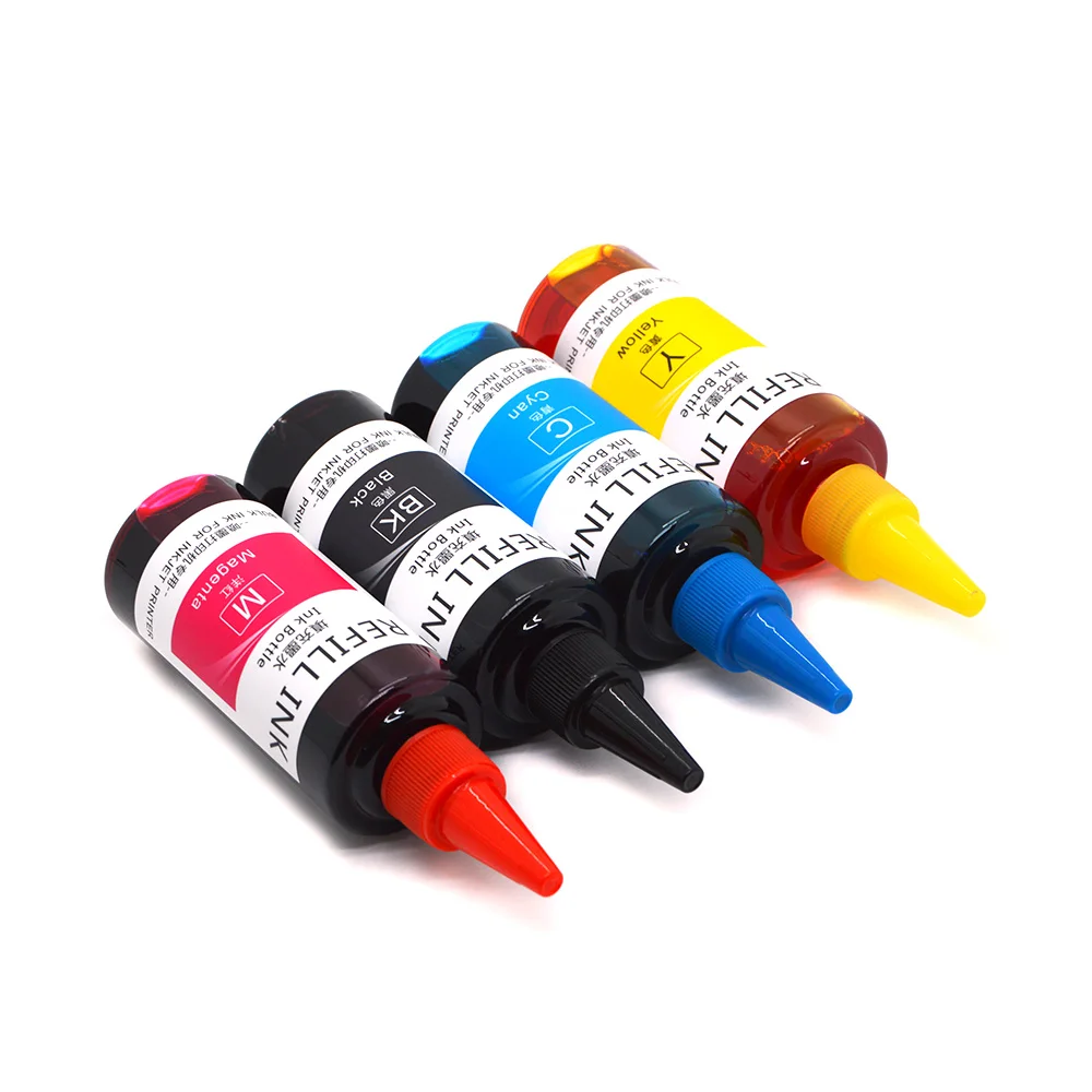 4Pcs 100ML 604XL 232XL Refill Dye Ink for Epson XP2200 XP2205 XP3200 XP3205 XP4200 XP4205 WF2910 WF2930 WF2935 WF2950