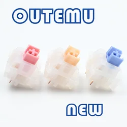 Outemu Switches Lubed Mechanical Keyboard Switches Silent Tactile Linear Blue Pink Yellow Jade 5Pin Custom Gaming DIY MX Switch