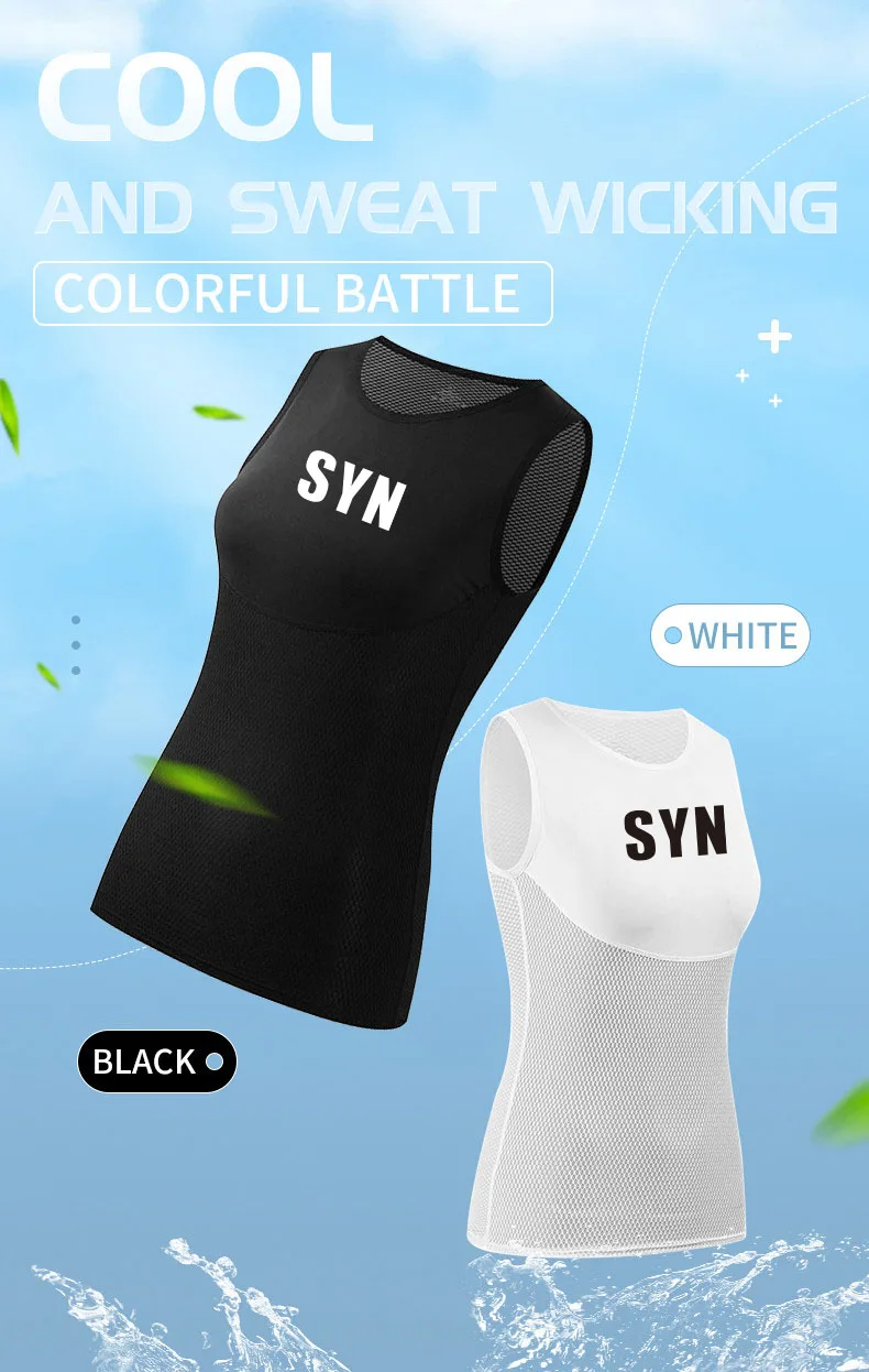 Description Picture 4 of itemSYN Women's cycling vest summer quick drying clothes road bikes sleeveless cycling jerseys cycling underwear cycling base shirts