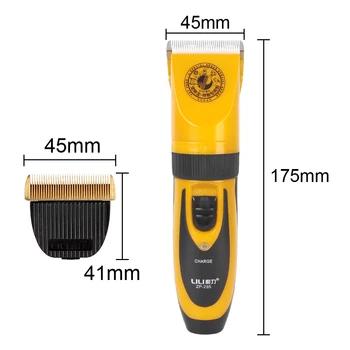 Ceramic Blade Haircut Trimmer Shaver Set Electric Scissors Pet Hair Clipper for Rabbit Cat Puppy Grooming Clipper Cutter 6