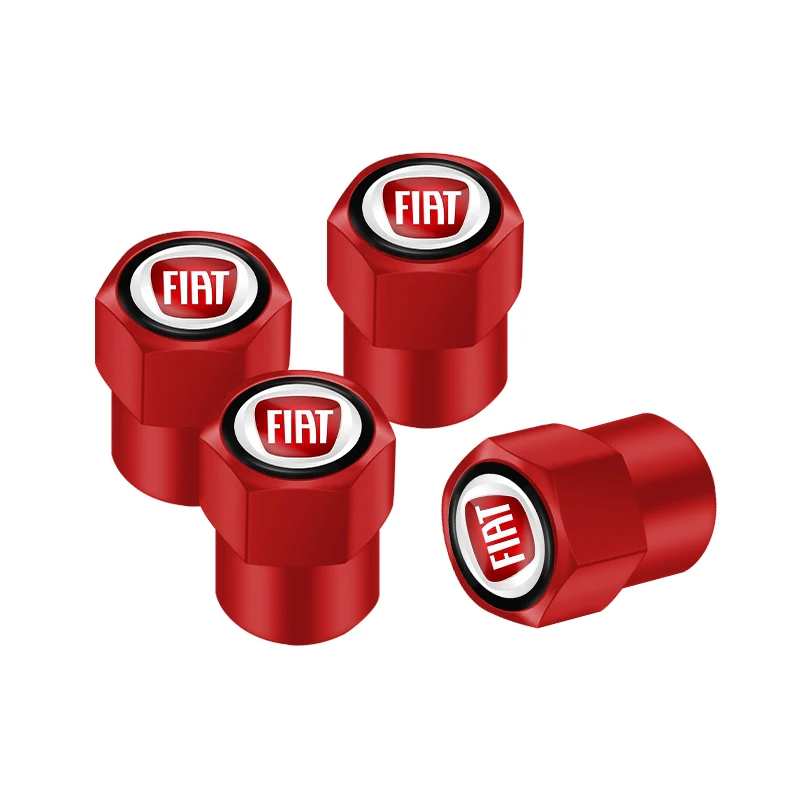 4Pcs 3D Metal Tire Valve Caps - Premium Car Tyre Air Stem Covers