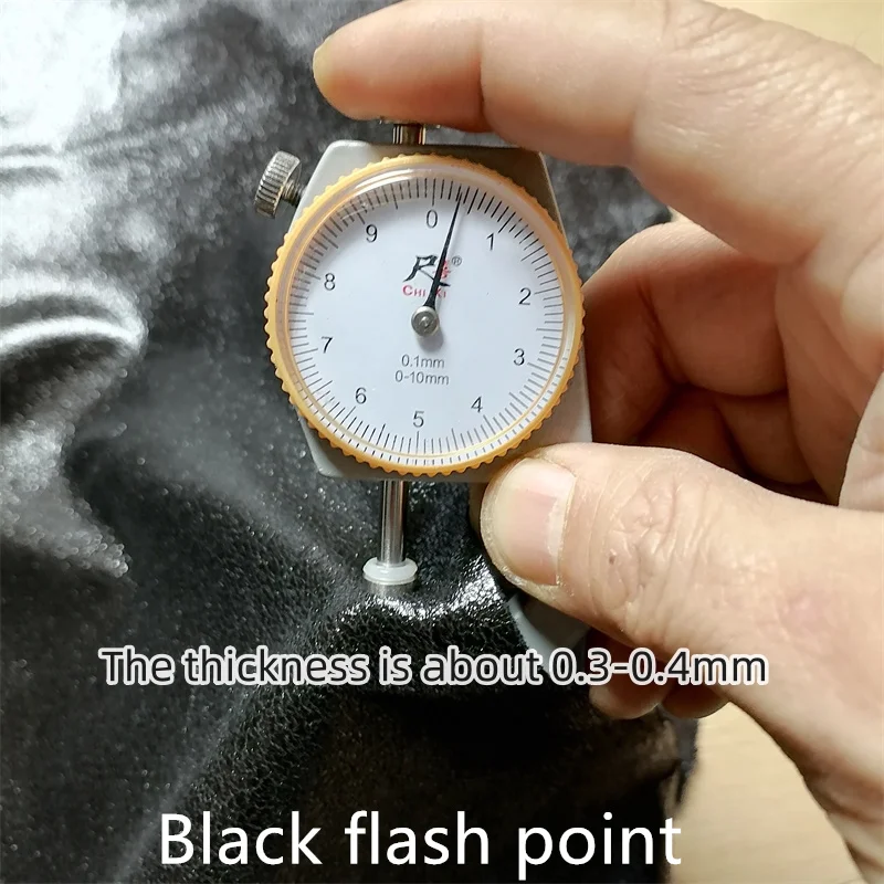 초박형 양가죽, 검은색, 1 층 가죽 원단, 0.3mm 진짜 가죽. 수제 DIY 의류, 다운 재킷 수리
