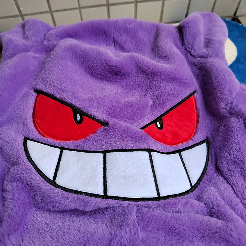Huge Eevee Pokemon Gengar Pikachu Jigglypuff Holster Plush Toys Pokémon Kawaii Semi-finished Leather Holster Pillow Gift for Kid 2