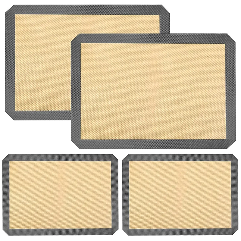 Tappetini Da Forno In Silicone Per Teglie Da Mezzo Forno Set Di Tappetini Da Forno Macaron Antiaderenti, Biscotti/Pasticceria/Panino/Tappetino Per Far