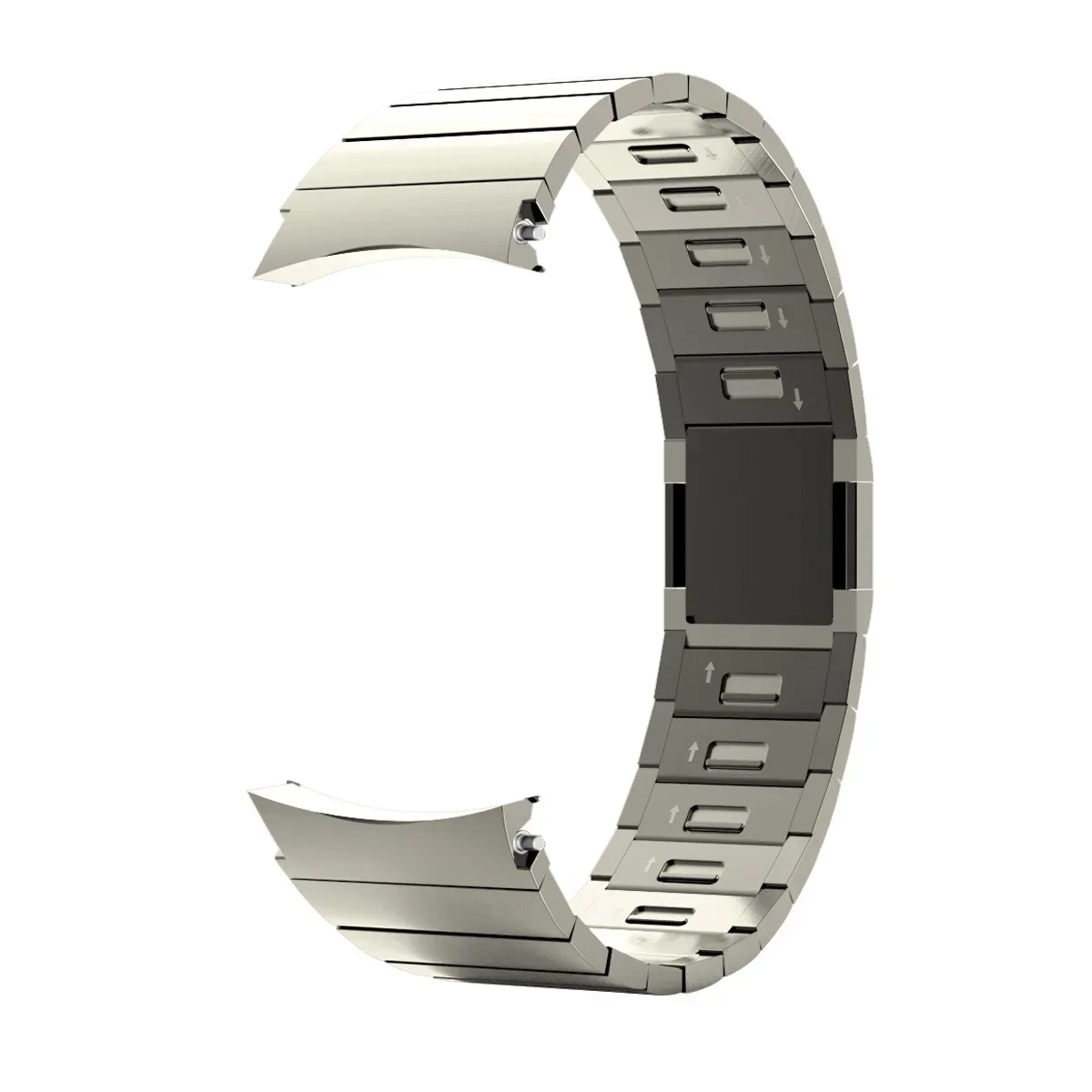 Magnetic Buckle Stainless Steel Watch Strap - No Gaps Design