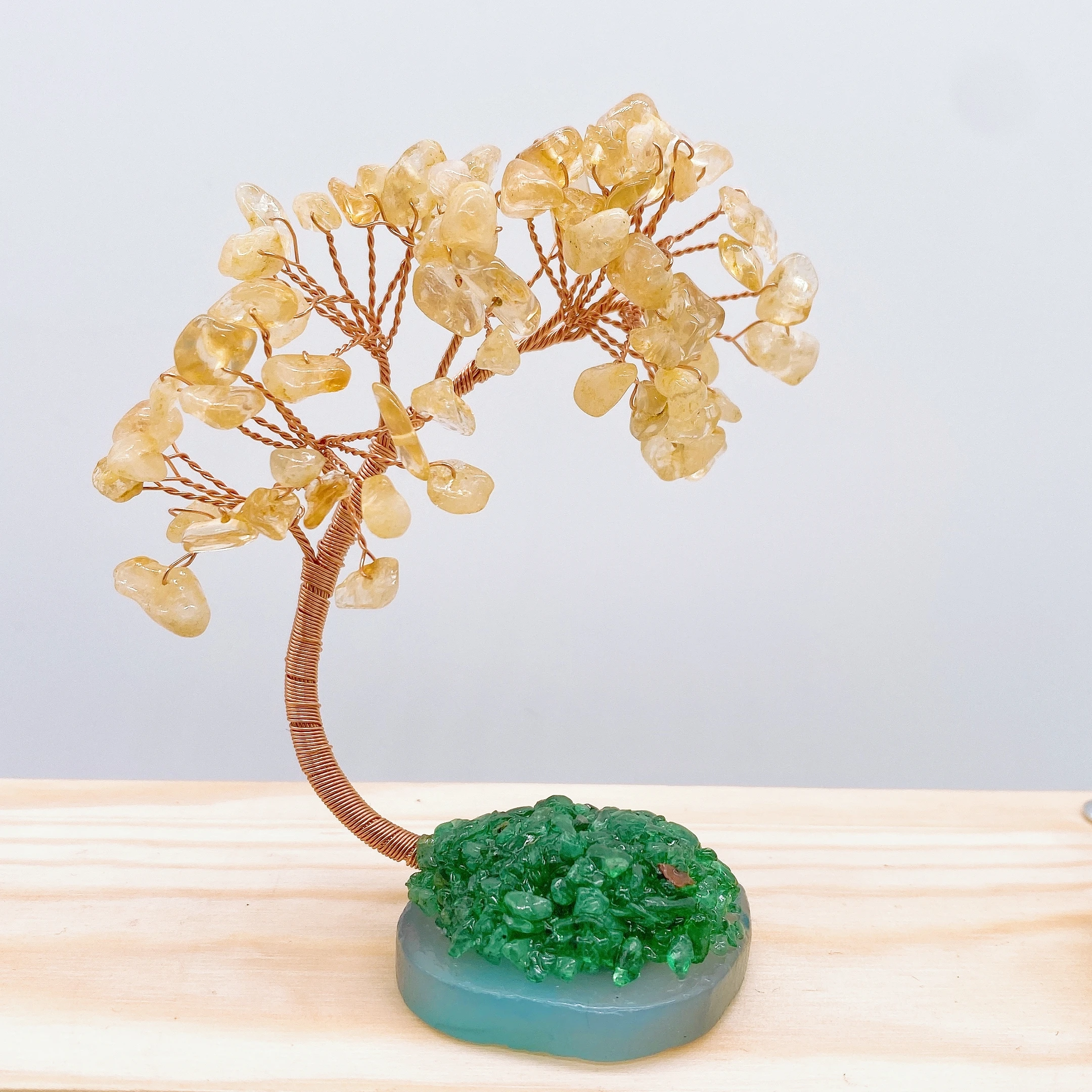 Natural Amethyst Gravel Tree Specimen Crystal Quartz Stone Agate Base Lucky Tree Crafts Home Decoration DIY Gift Souvenir 3