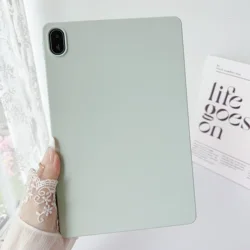 Colorful Silicone Safety Tablet Case - Soft Protective Cover for Matepad 11.5 2023 (Light Green)