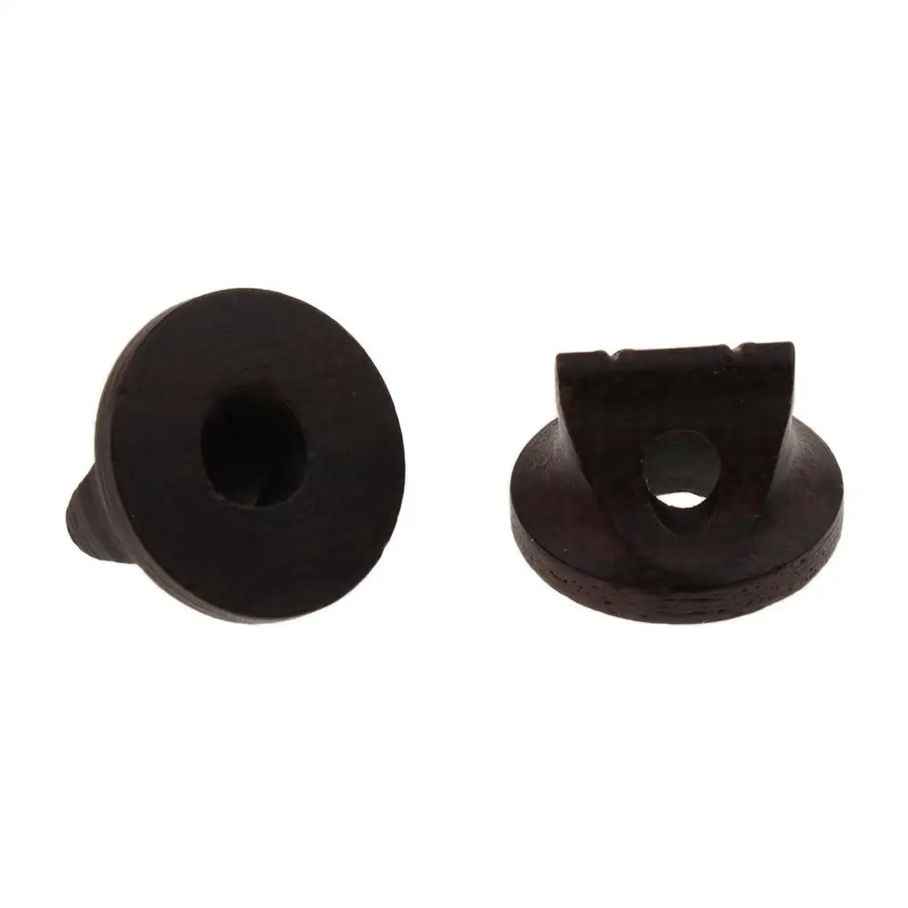 2x Professional Erhu Accessories Erhu Bridge Ebony String Instrument