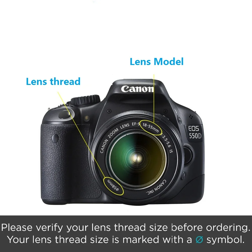 Macro Close Up Lens Filter +1+2+4+10 Filter Kit 49mm 52mm 55mm 58mm 62mm 67mm 72