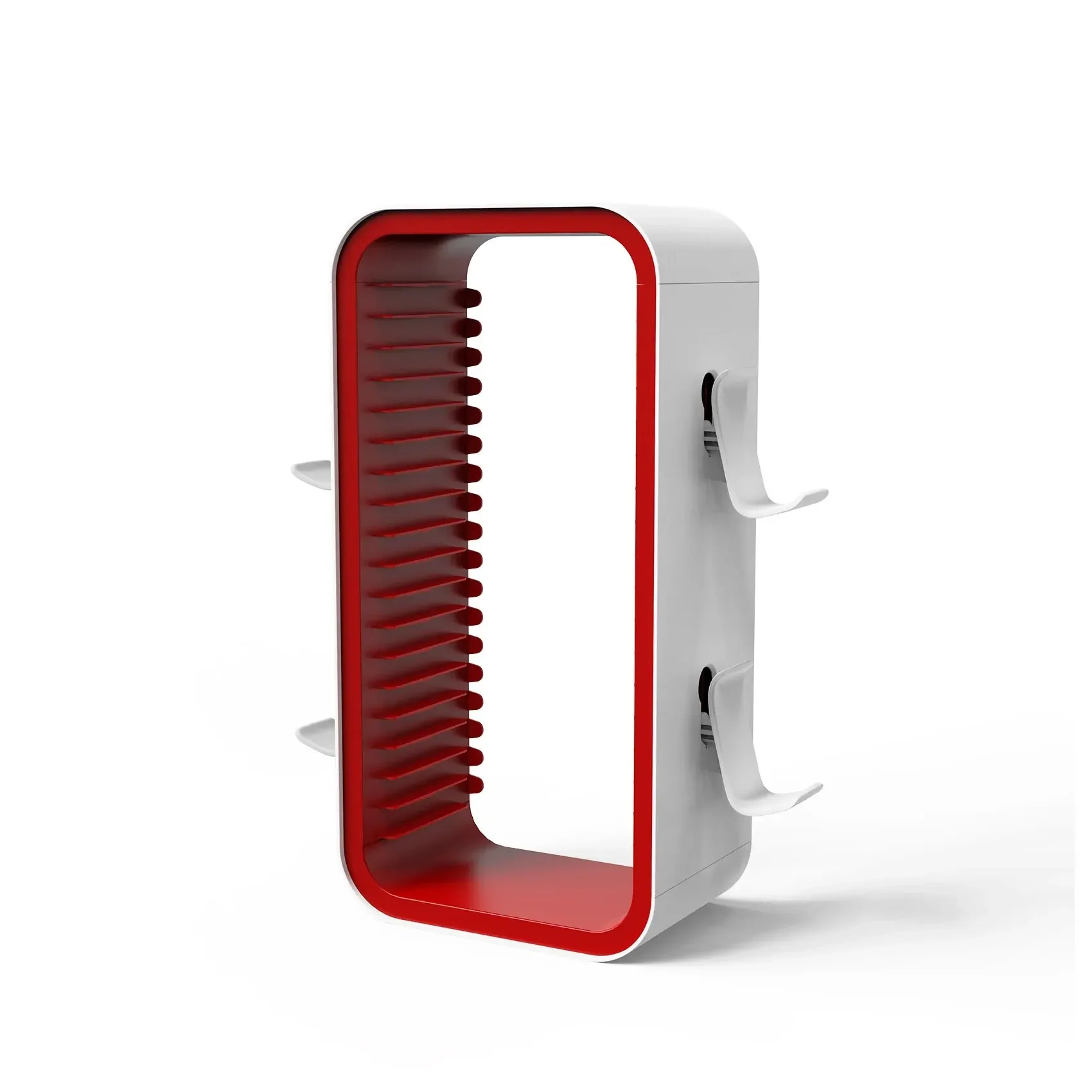 LinYuvo Game Storage Tower - Universal Video Game Organizer for PS4, PS5, Xbox, Switch and Blu-Ray - Holds 18 Disks