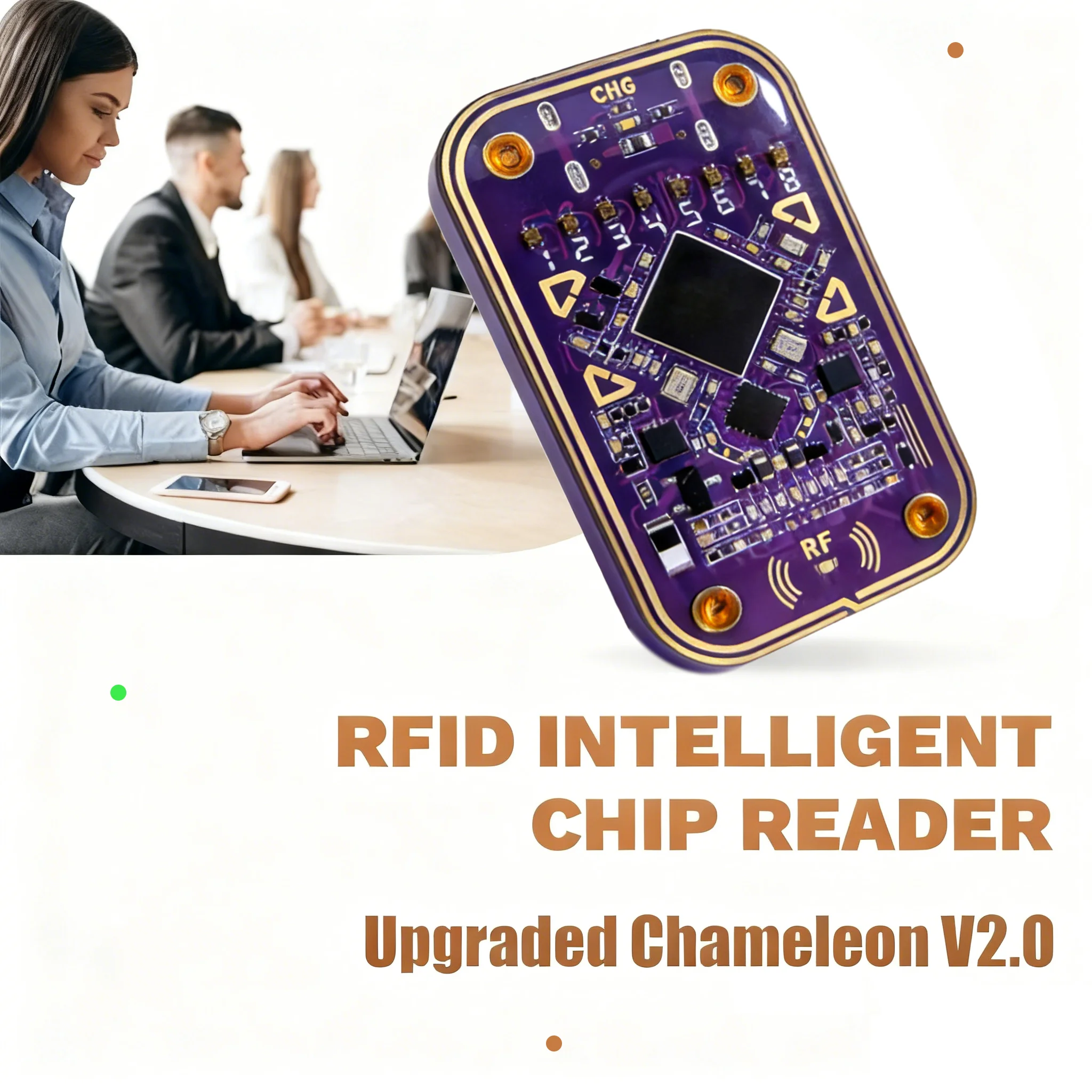 Chameleon Ultra Contactless Smart Card Emulator - Purple NFC Reader and Writer with RFID Smart Chip Copying功能