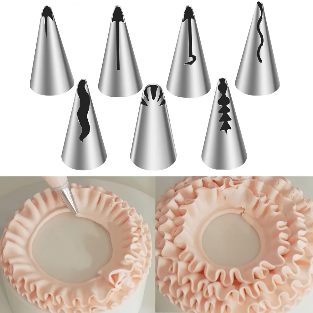 Pastry Nozzles Set Icing Piping Nozzle Tips Cake Decoration Tools Stainless Steel Ball cake decorating tip set cake icing nozzles baking nozzle set cake decorating nozzle set