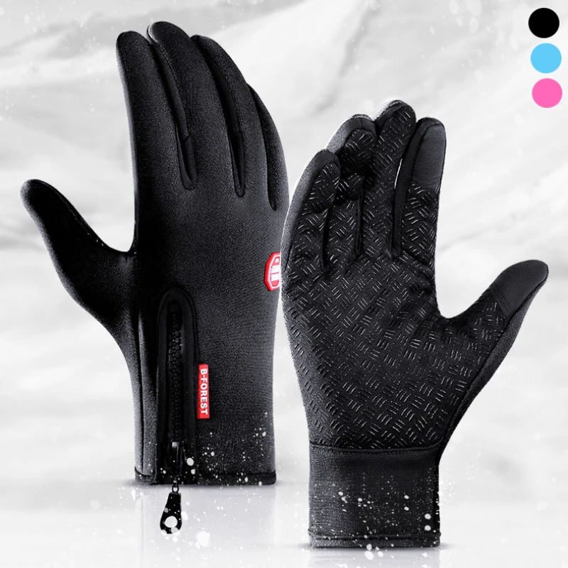 Winter Touch Screen Gloves Warm Full Finger Gloves Women Men Waterproof Windproof Cycling Ski Outdoor Hiking Motorcycle cycling gloves ski gloves