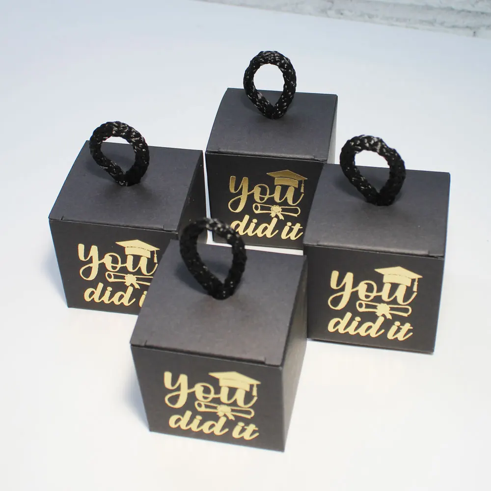 

You did it candy gift boxes Congrats Grad Graduate Graduation party decoration present Graduation Party Favors Box Decorations