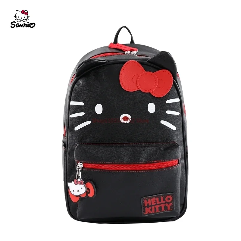 

Рюкзак Hello Kitty, школьный рюкзак Hello Kitty, школьный рюкзак для учеников с мультипликационным рисунком, рюкзак из искусственной кожи, Повседневная Милая школьная сумка, подарок на день рождения
