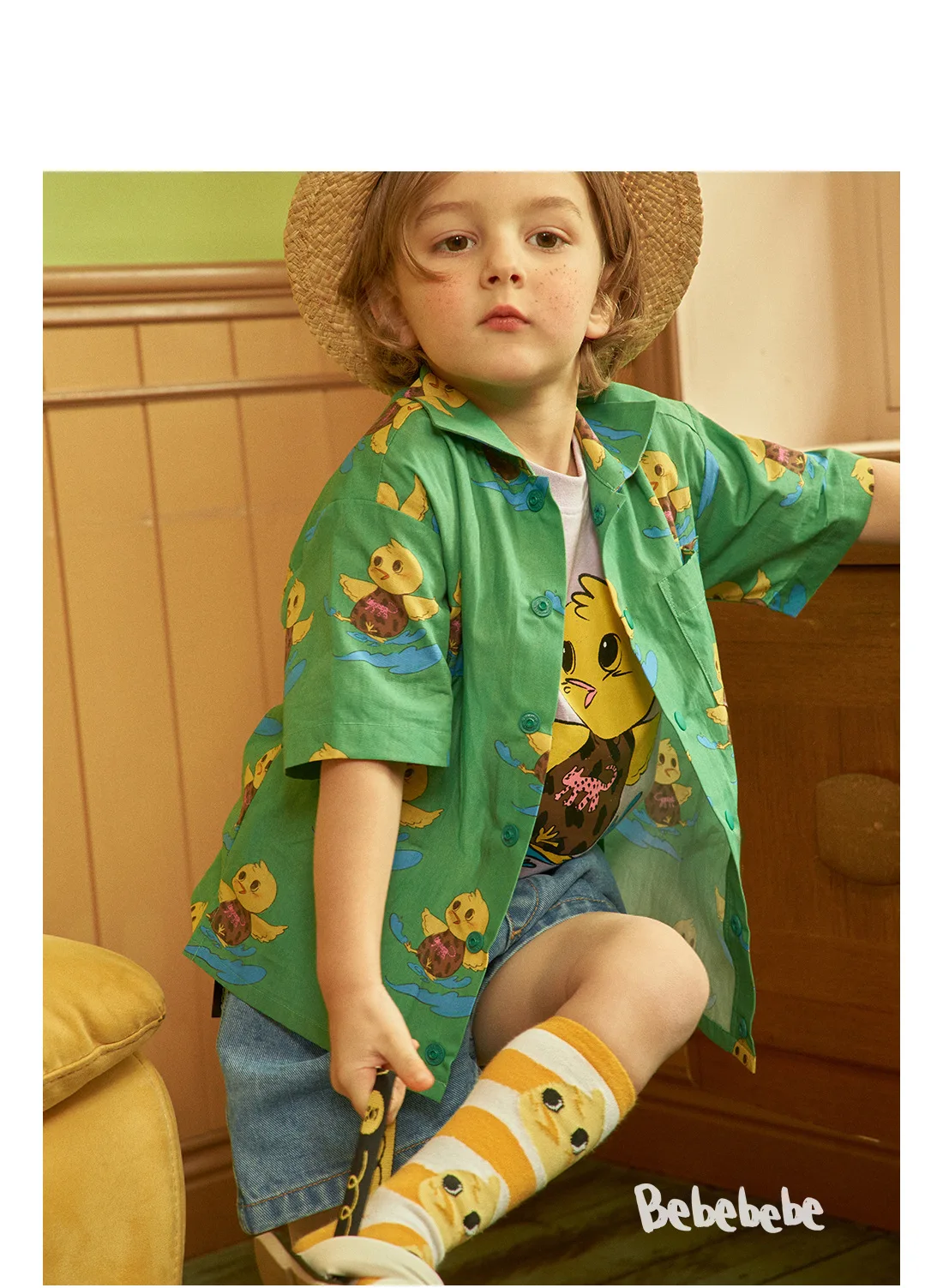 Children's Shirt 2022 Summer New Cartoon Girl Shirt Cotton Cute T-shirt Green Casual Shorts Two-piece Suit Children's Clothing angel baby suit