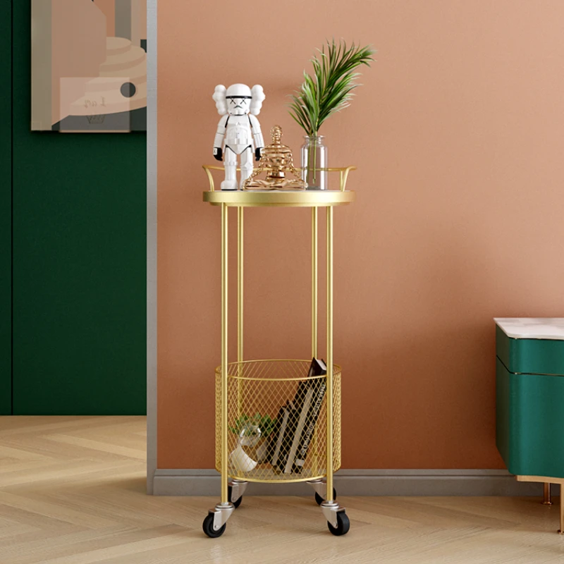 

Storage Rack Ins Nordic Iron Storage Shelves Bedroom Kitchen Metal Movable Bathroom Storage Organizer Floor Mounted Trolley