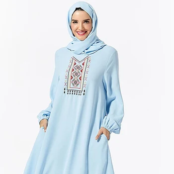 ETOSELL Women Muslim Hijabs Scarf Head Hijab Wrap Blue Full Cover up Shawls