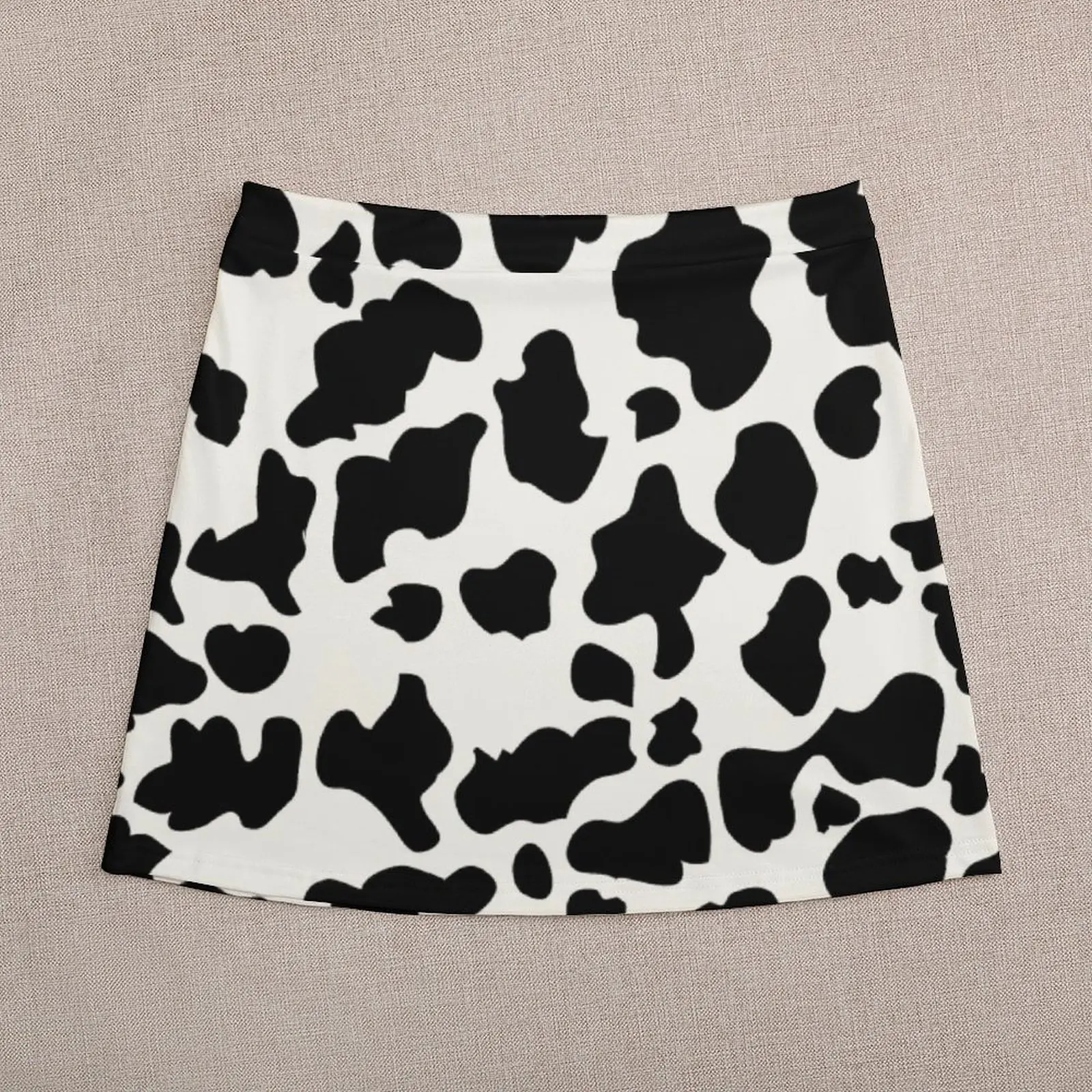 Cow Print Mini Skirt Women clothing Dresses