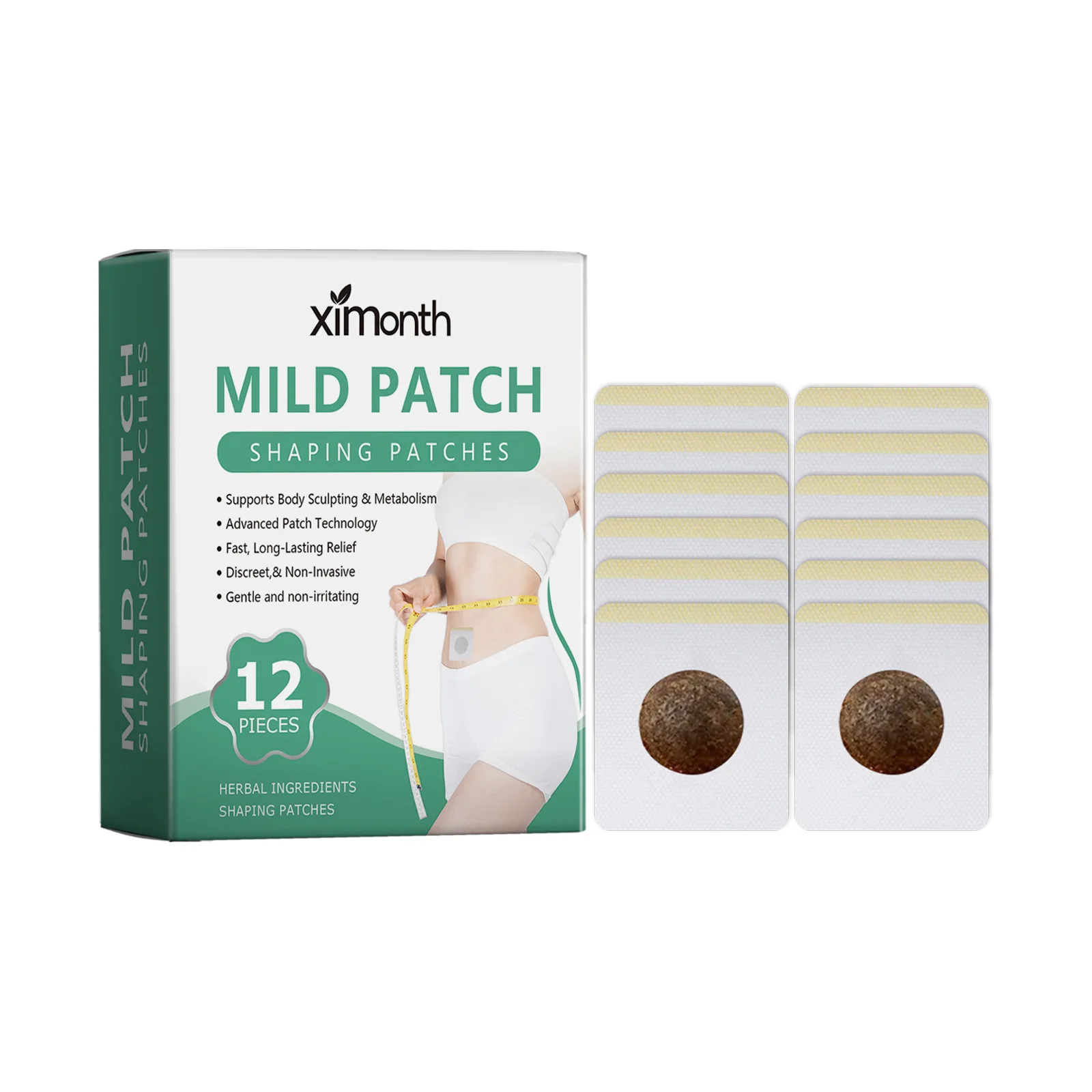 Herbal Slimming Patches Fat Burning Navel Sticker Waist Belly Body Weight Loss Thin Arms Thighs Detox Shaping Promote Metabolism