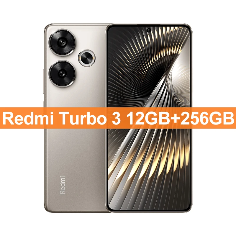 Xiaomi Redmi Turbo 3 5G 6.67”1.5K 2712*1220 Display Snapdragon 8s