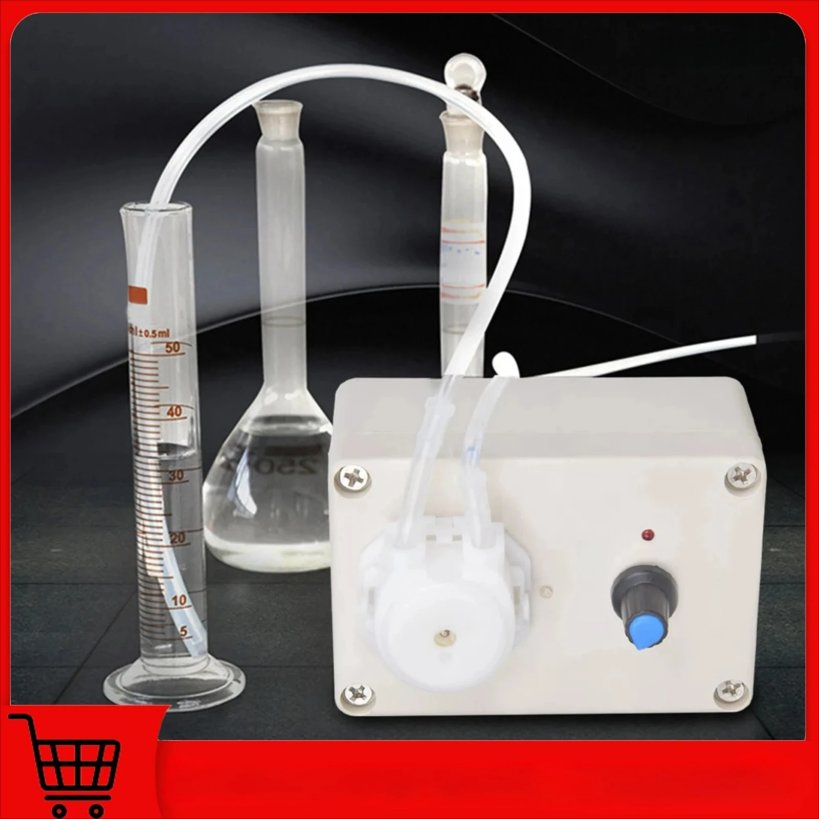 ปั๊มของเหลวแบบเพอริสตอลติก 110-240V ปั๊มจ่ายสารเคมี ปั๊มของเหลวแบบเพอริสตอลติกสำหรับอุตสาหกรรม ปั๊มจ่ายสารเคมีแบบปรับอัตราการไหลได้ ปั๊มแบบเสียบปลั๊ก US 1