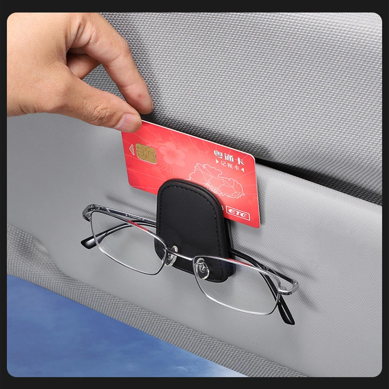 Sunglasses Holder Eyeglass Hanger Clip Car Glasses Holder Universal Sun Visor Clip