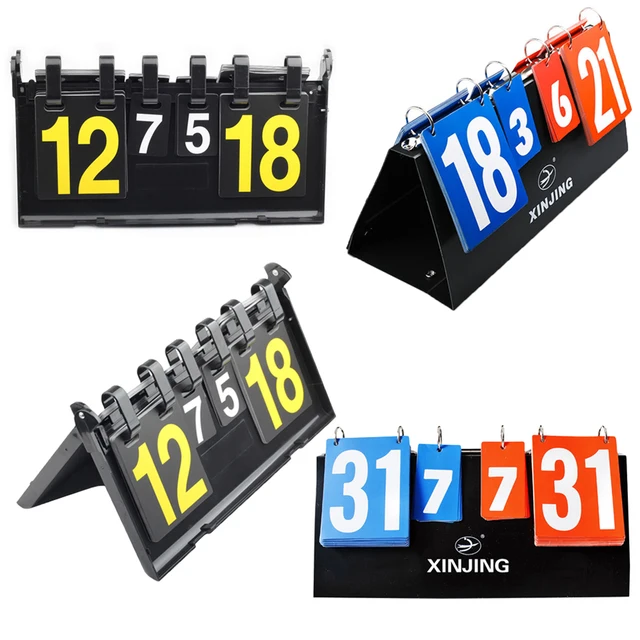 Digital Tabletop Scoreboard Ornaments Indoor Exercise Sport for Volleyball Basketball Table Tennis Equipment