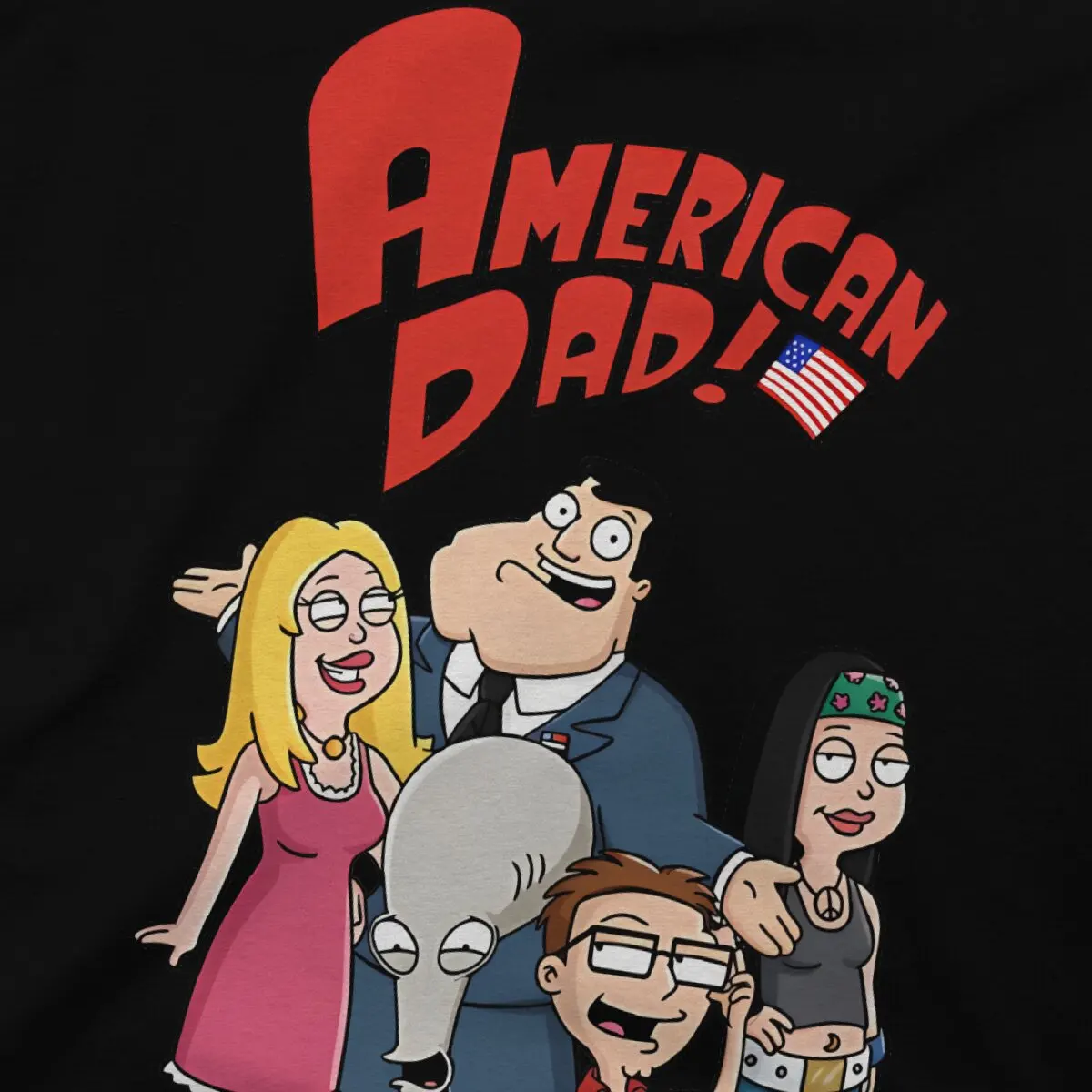 Together Hip Hop TShirt A-American Dad Cartoon Leisure T Shirt