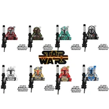 

Лега Mandalorian Star Wars Block Assembling Robot Soldiers New Year's House Anime Action Figures Constructor Toys for Children