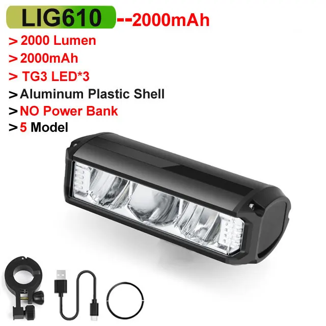 High-Performance Waterproof Bicycle Light with USB Charging and Flashlight Function