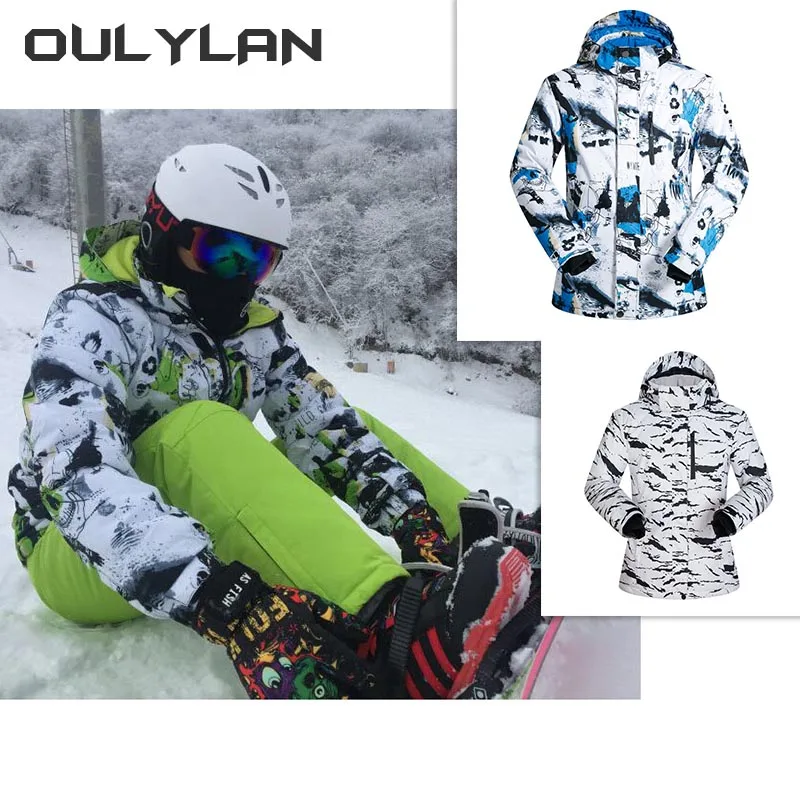 

Outdoor New Men Ski Jacket Winter Warm Windproof Waterproof Outdoor Sports Snowboarding Brands Ski Coat Trousers Ski Suit