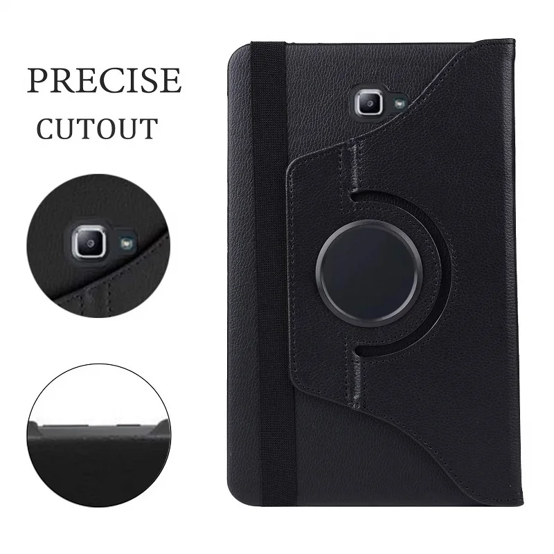 360 Rotating Case for Samsung Galaxy Tab A 10.1 T580 T585 Stand Cover PU Leather Case for Samsung Tab A6 10.1 T580N T580N tablet case
